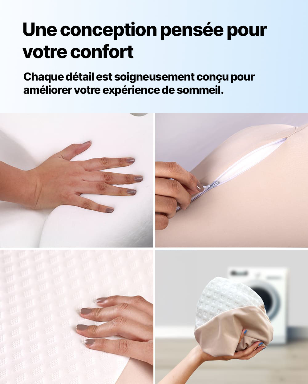 Coussin orthopédique pour cervicales